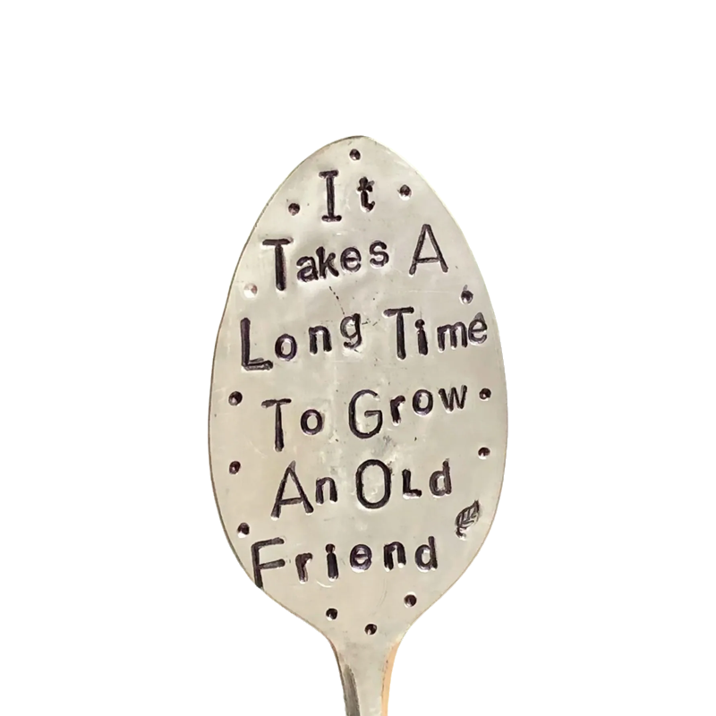 Garden Plant Marker Iron Weatherproof Inscribed Phrases