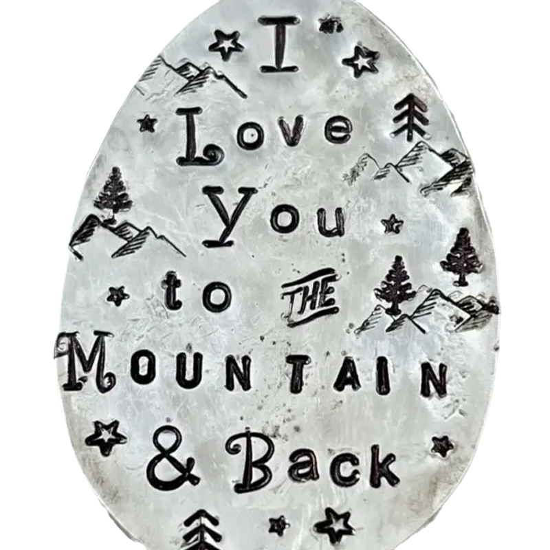 Garden Plant Marker Iron Weatherproof Inscribed Phrases