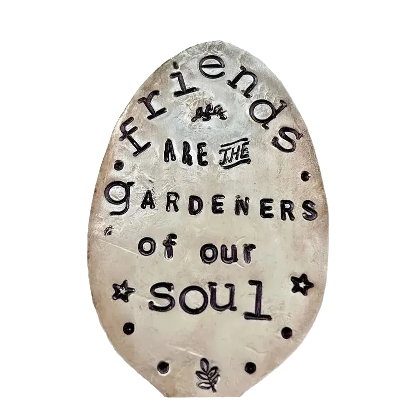 Garden Plant Marker Iron Weatherproof Inscribed Phrases