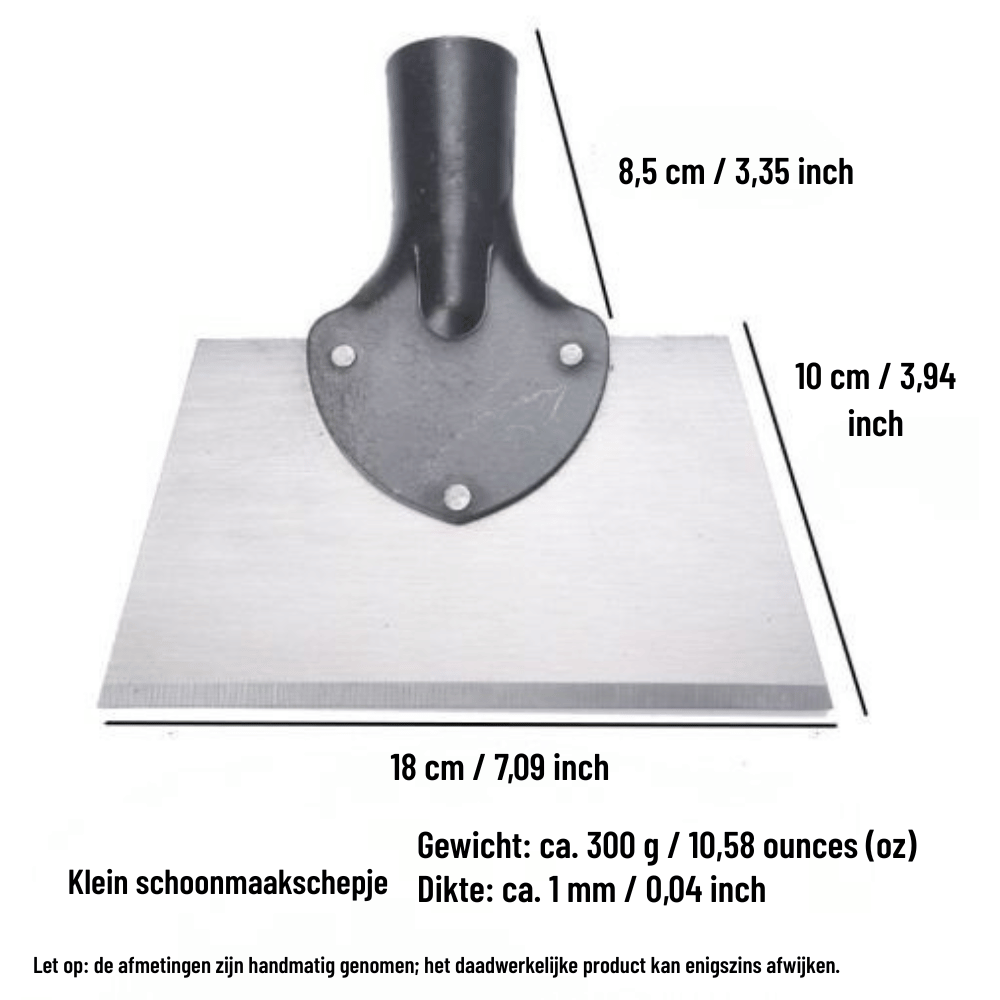 Garden Scraper Manganese Steel Blade Ergonomic Wooden Handle