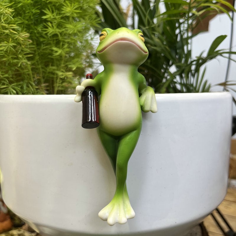 Garden Sculpture Hand-Painted Weather-Resistant Resin