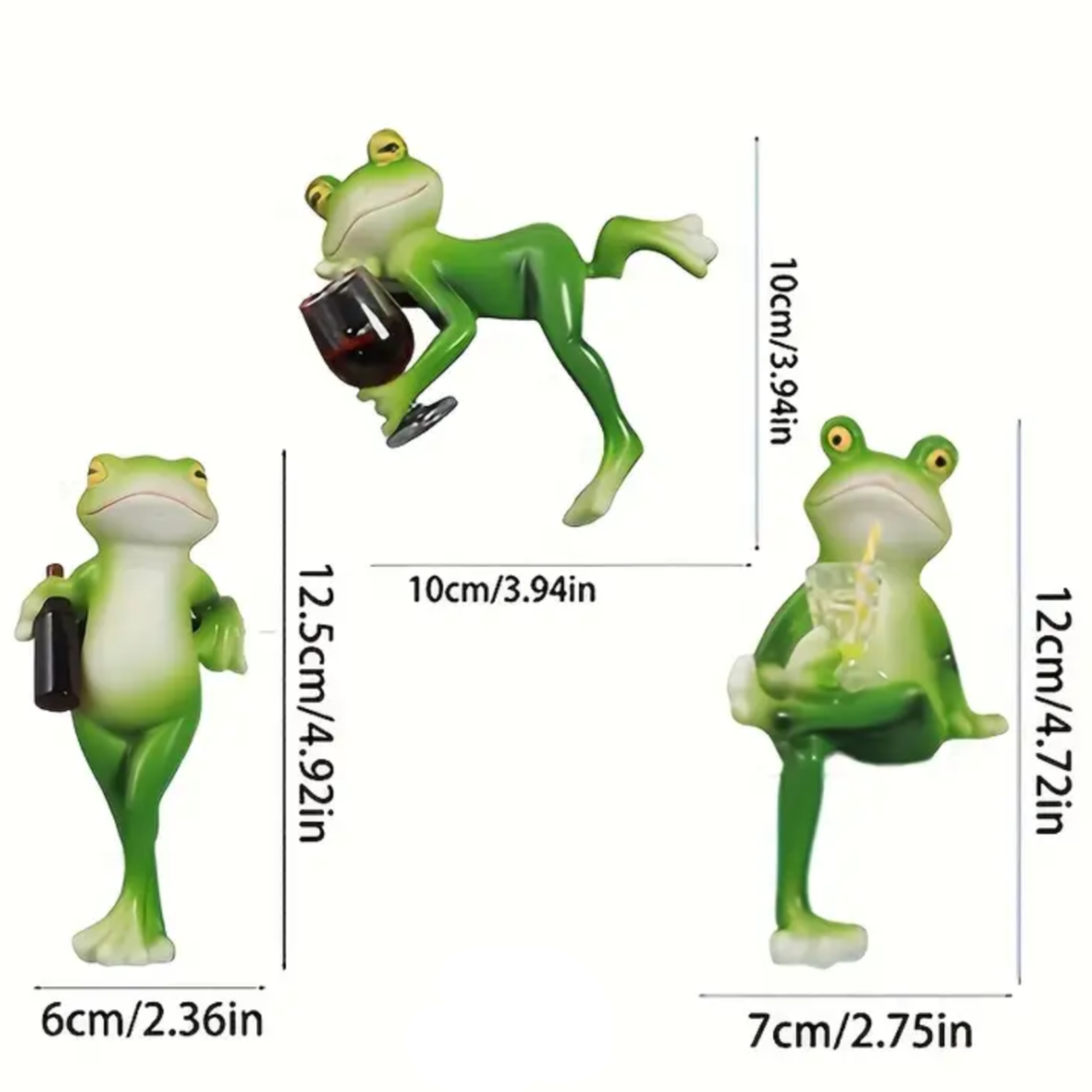 Garden Sculpture Hand-Painted Weather-Resistant Resin