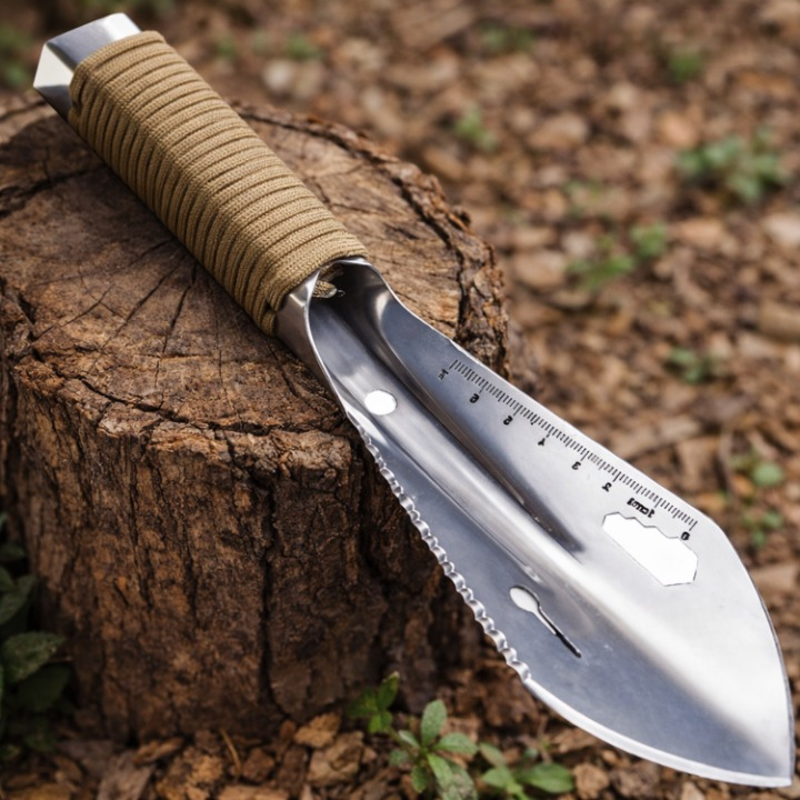 Garden Shovel Tempered Steel Ergonomic Non-Slip Handle