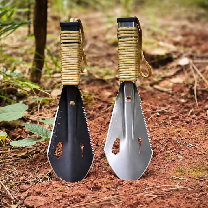 Garden Shovel Tempered Steel Ergonomic Non-Slip Handle