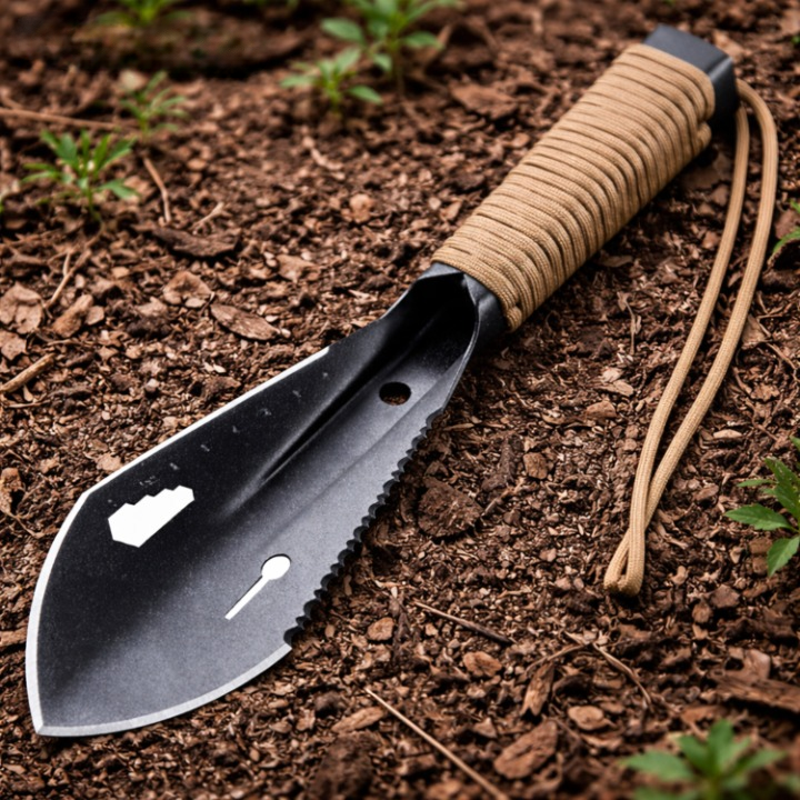 Garden Shovel Tempered Steel Ergonomic Non-Slip Handle