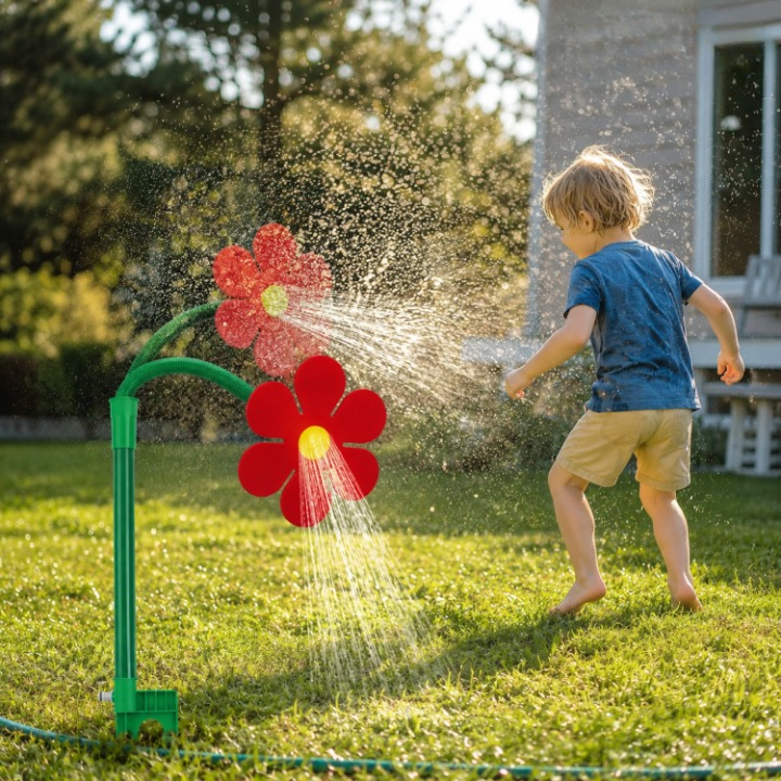 Garden Sprinkler Rotating Daisy Fine Mist