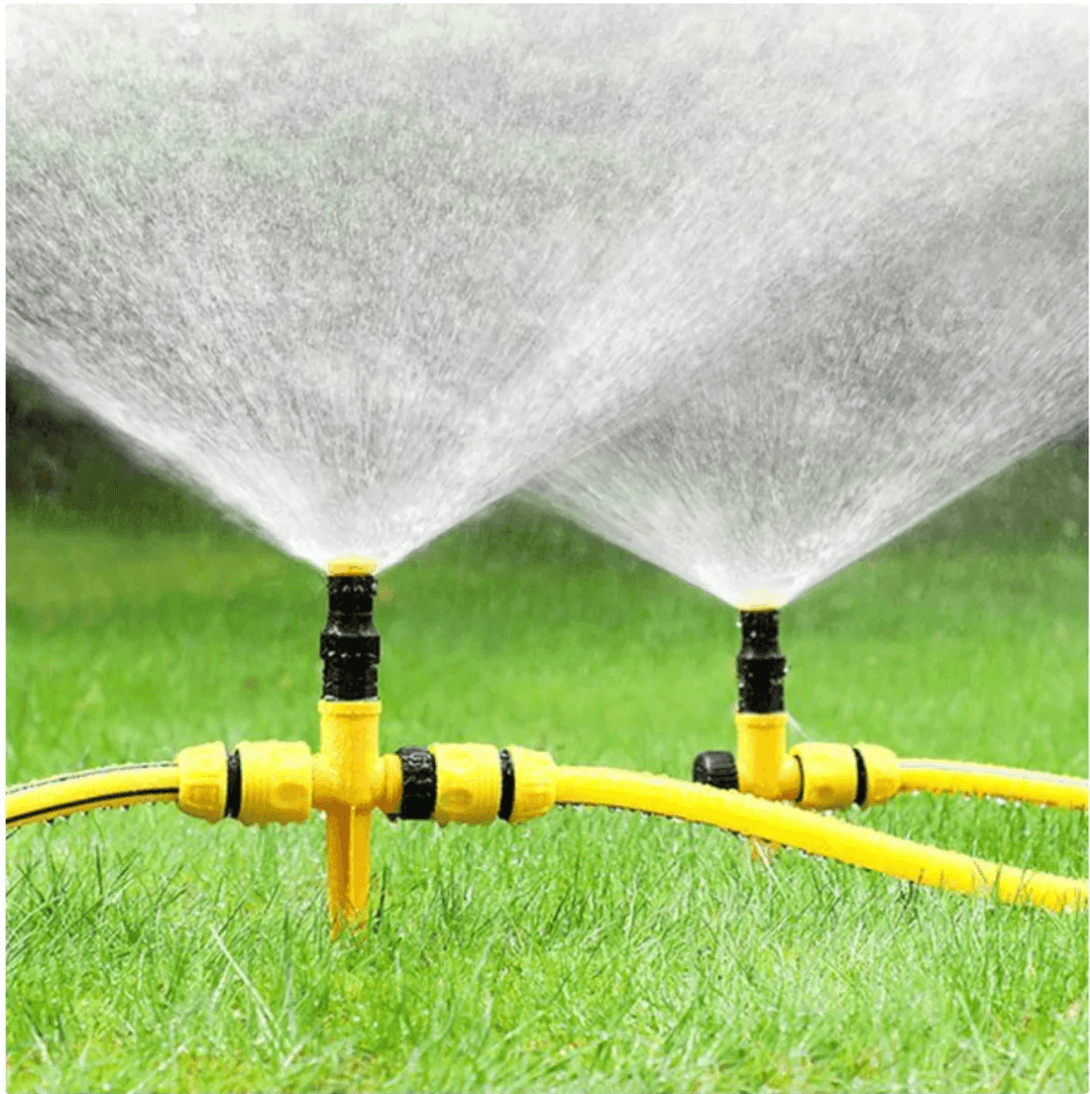 Garden Sprinkler Set 360 Degree Rotation Set of 4
