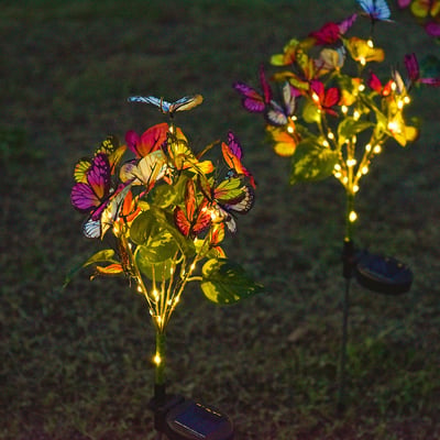 Garden Stake Light Solar-Powered Color-Changing LED Weatherproof