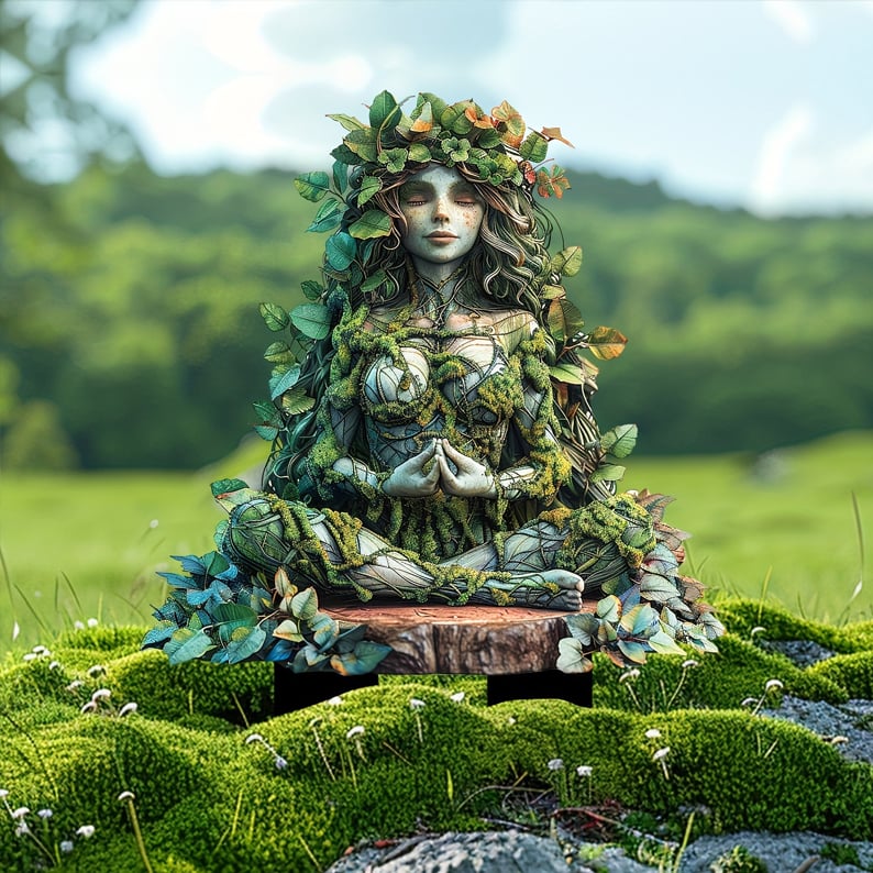 Garden Stake Weather-Resistant Acrylic Fairy-Tale Motifs