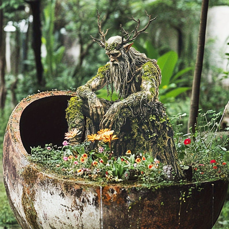 Garden Stake Weather-Resistant Acrylic Fairy-Tale Motifs