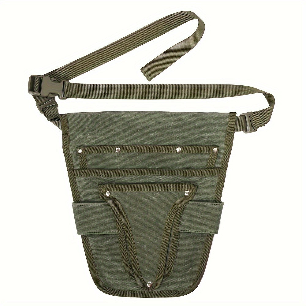 Garden Tool Belt Multi-Pocket Canvas Adjustable Strap