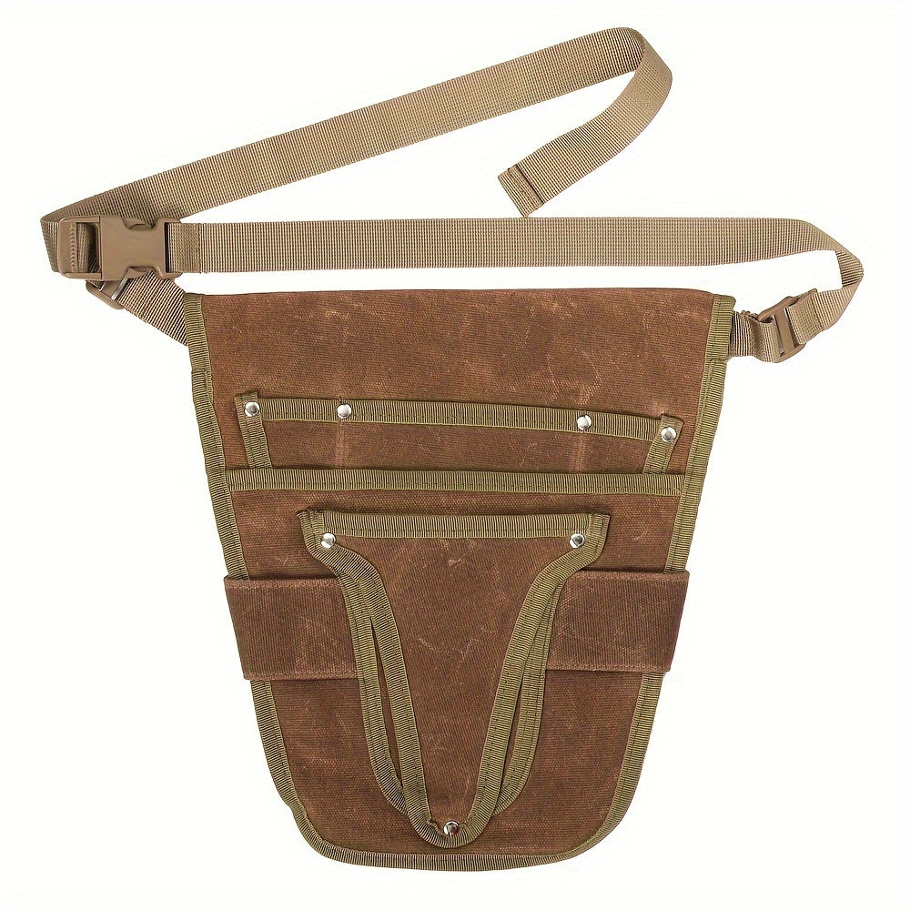 Garden Tool Belt Multi-Pocket Canvas Adjustable Strap