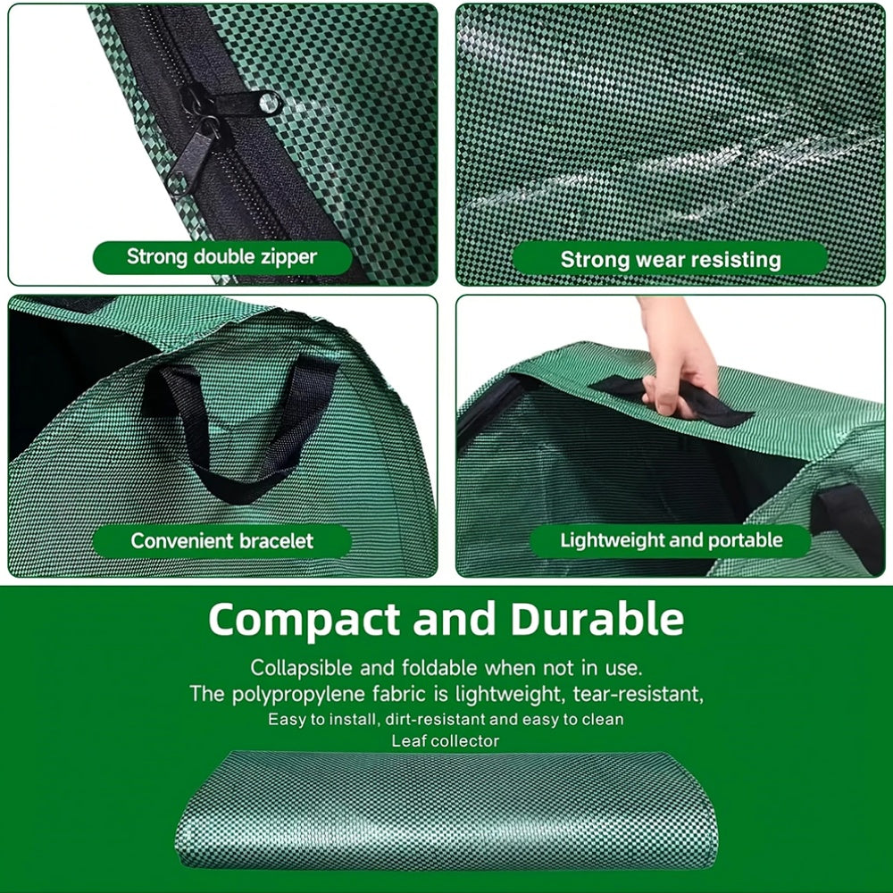 Garden Waste Bag Foldable & Tear-Resistant 26.4 Gallon Capacity