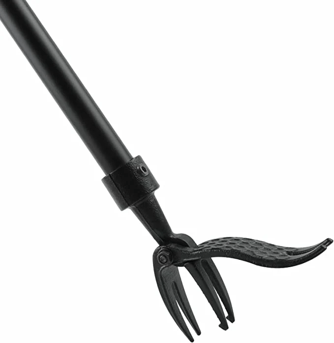 Garden Weed Puller Four-Claw Foot Pedal Rust-Resistant Steel