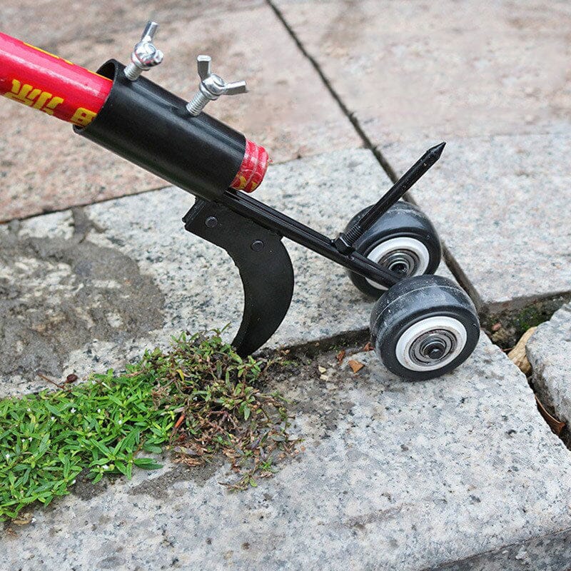 Garden Weed Puller Upright Adjustable Length & Wheeled