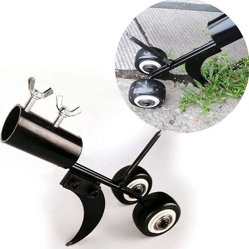 Garden Weed Puller Upright Adjustable Length & Wheeled