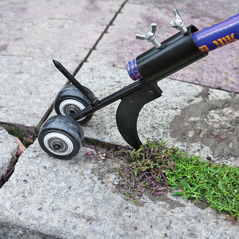 Garden Weed Puller Upright Adjustable Length & Wheeled