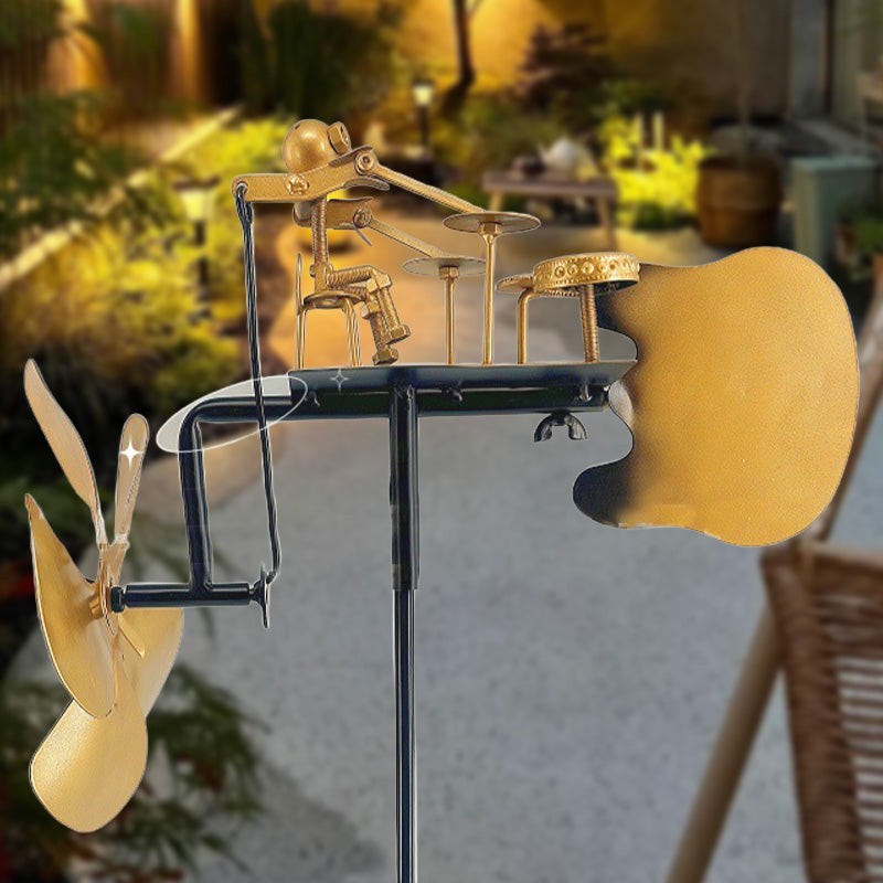 Garden Wind Chime Kinetic Iron & Aluminum Weather-Resistant