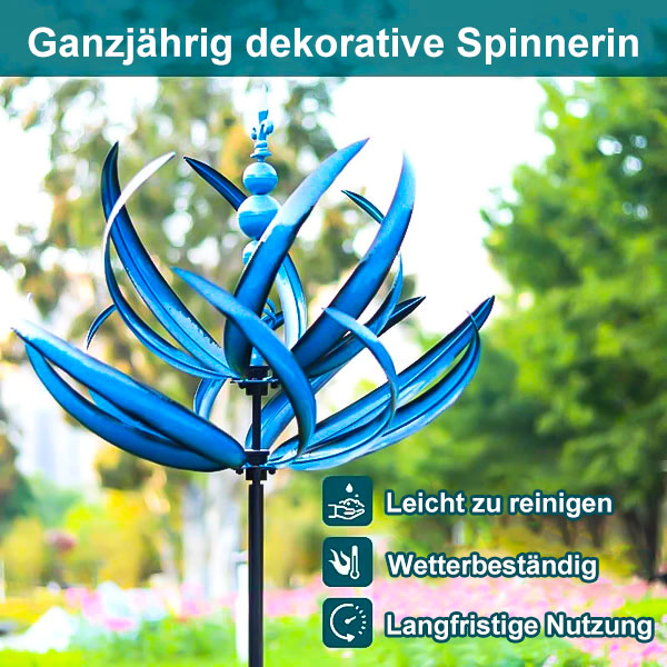 Garden Wind Spinner Low-Friction Bearing Weather-Resistant Metal