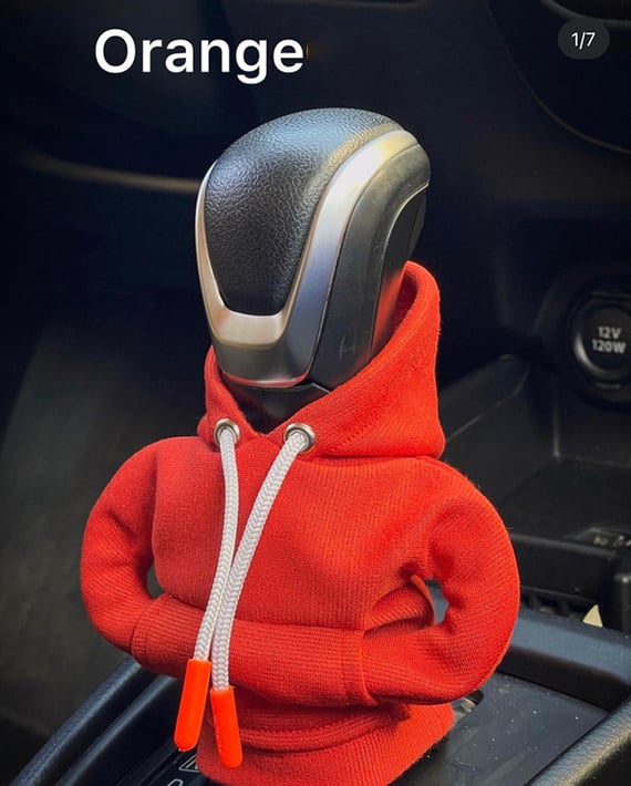 Gear Shift Cover Plush Fabric Universal Fit Machine Washable