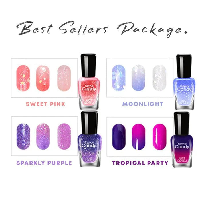 Gel Nail Polish Magnetic Color-Changing Galaxy Sparkle