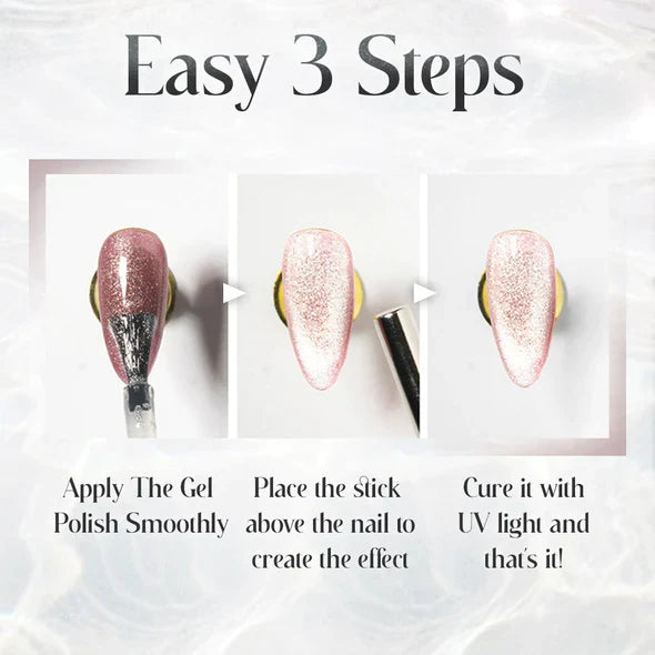 Gel Nail Polish Magnetic Color-Changing Galaxy Sparkle