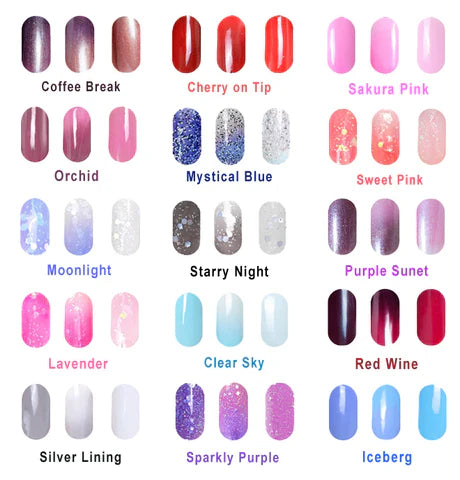 Gel Nail Polish Magnetic Color-Changing Galaxy Sparkle