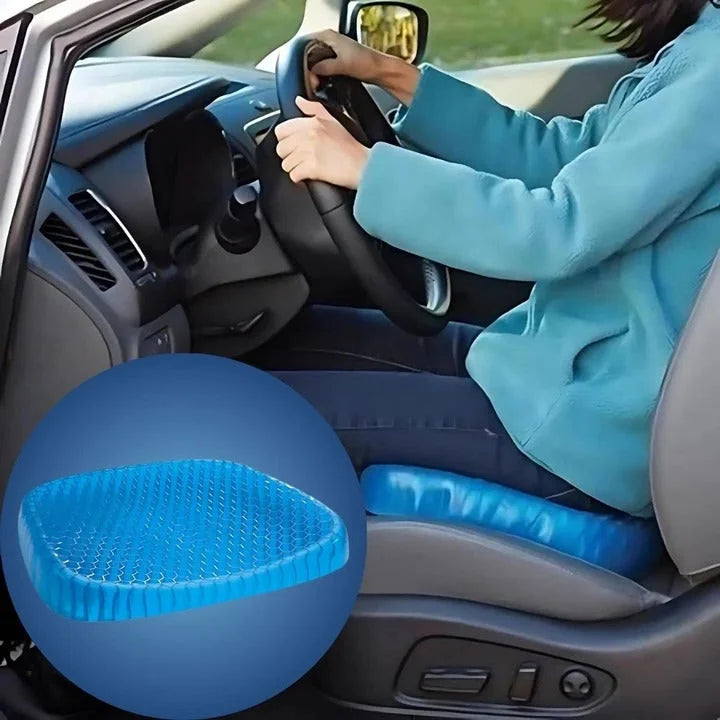 Gel Seat Cushion Honeycomb Breathable Ergonomic Support