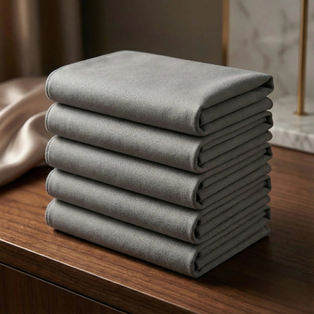 Glass Cleaning Cloths Ultra-Soft Microfiber Lint-Free Set of 10