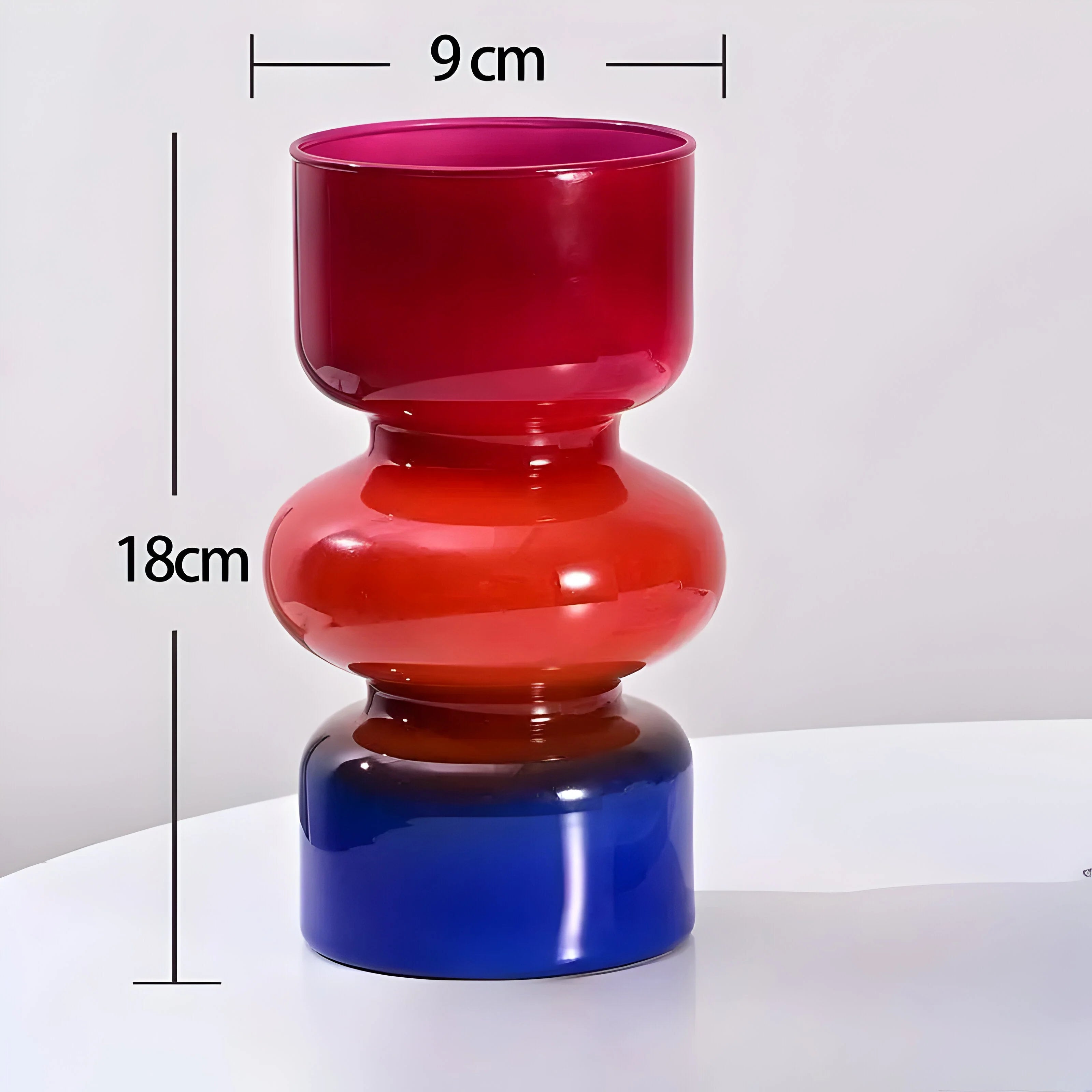Glass Vase Retro Hydroponic Soil Free