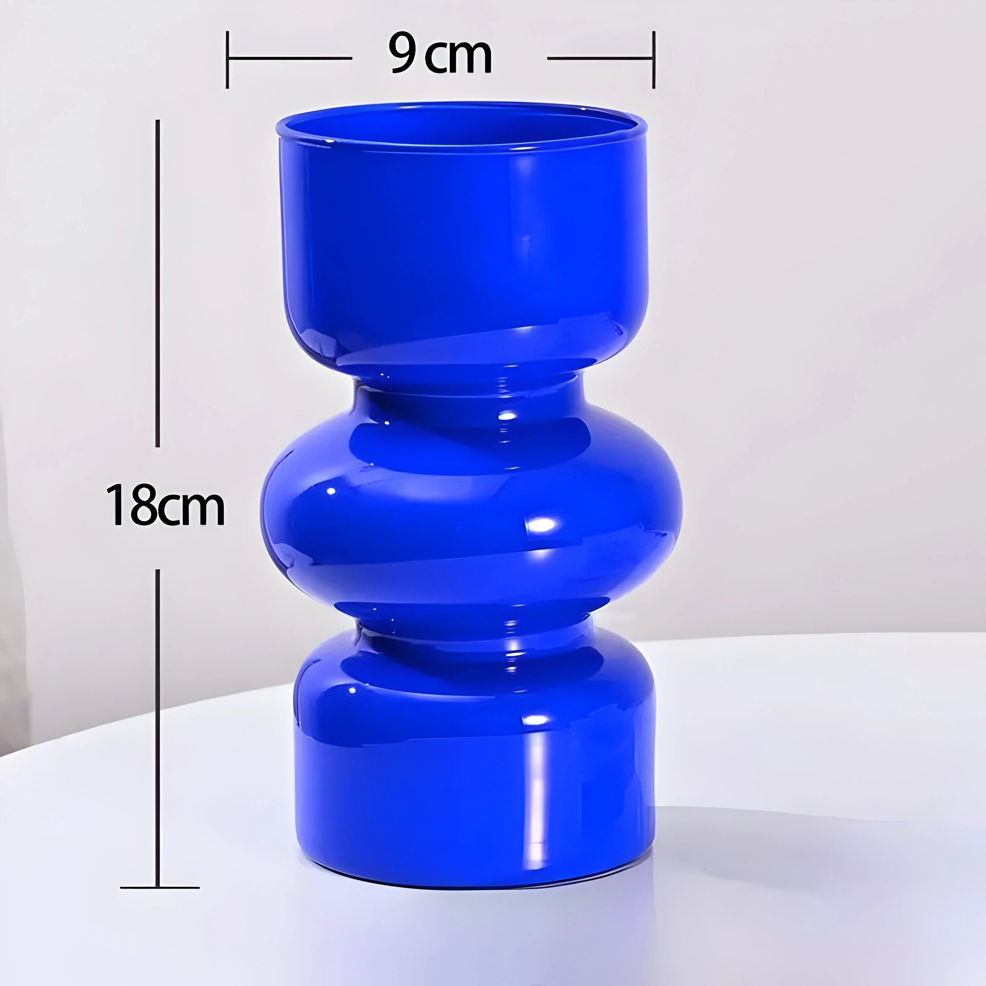 Glass Vase Retro Hydroponic Soil Free