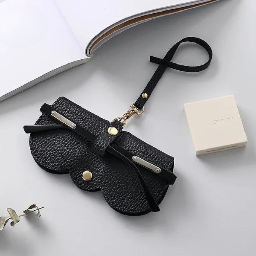 Glasses Case PU Leather Reinforced Padding & Magnetic Closure