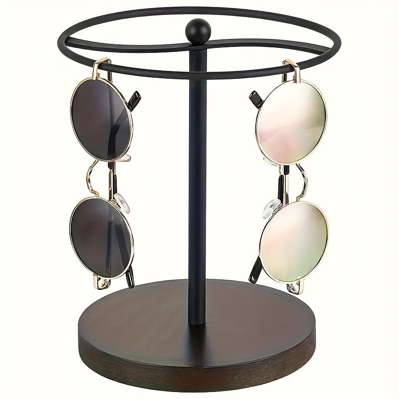 Glasses Holder Round Metal Heavy Base
