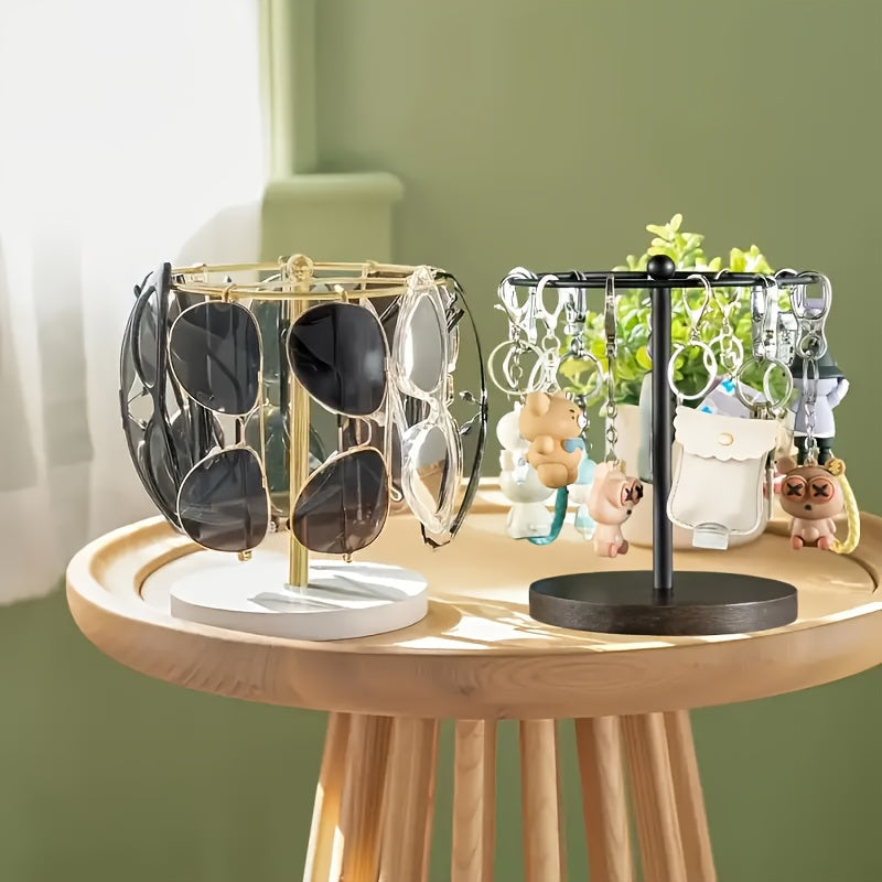 Glasses Holder Round Metal Heavy Base