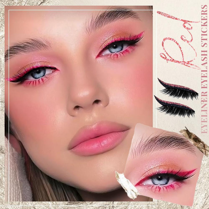 Glitter Eyeliner Stickers Self-Adhesive Waterproof Reusable