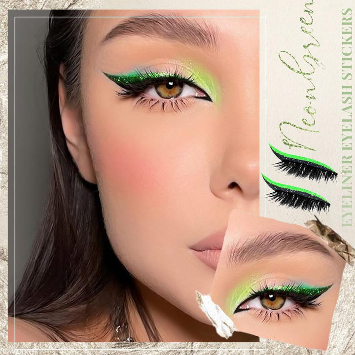Glitter Eyeliner Stickers Self-Adhesive Waterproof Reusable