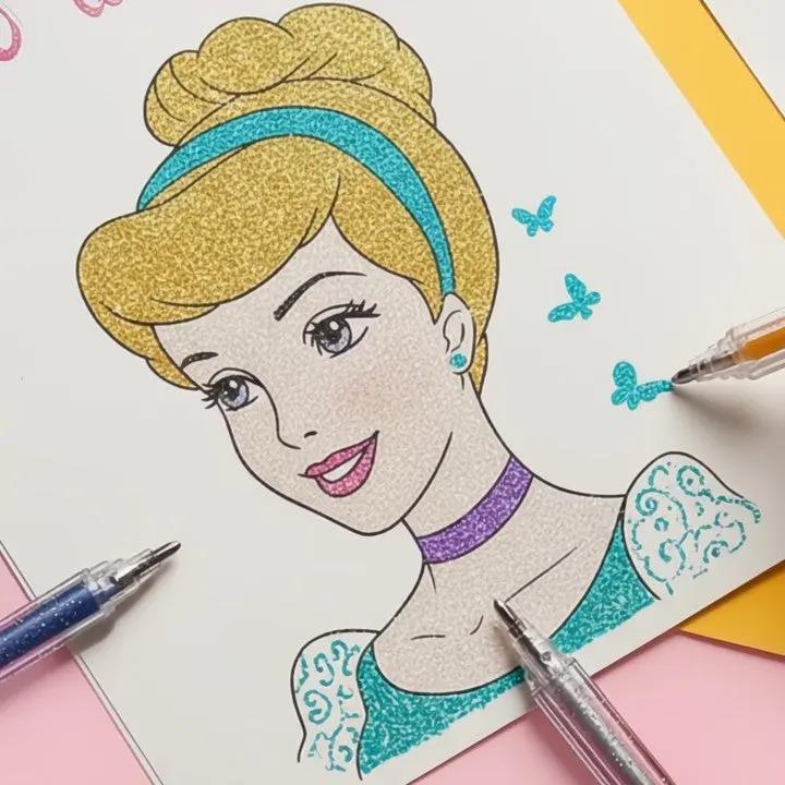 Glitter Gel Pen Set Fine Point & Quick-Dry Non-Toxic