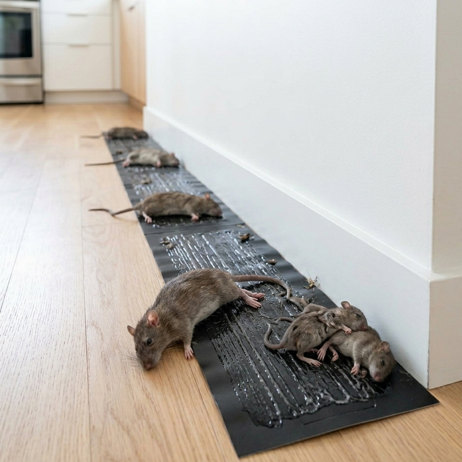 Glue Traps Large Adhesive Surface Non-Toxic Set of 10