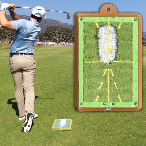 Golf Training Mat Sequin Impact Surface Indoor & Outdoor