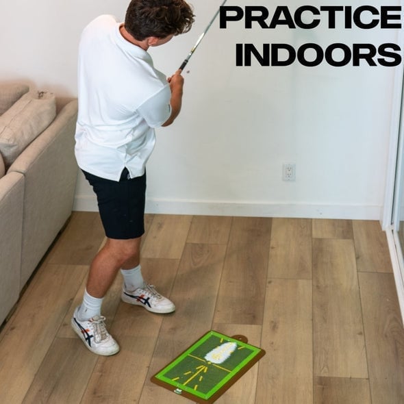 Golf Training Mat Sequin Impact Surface Indoor & Outdoor