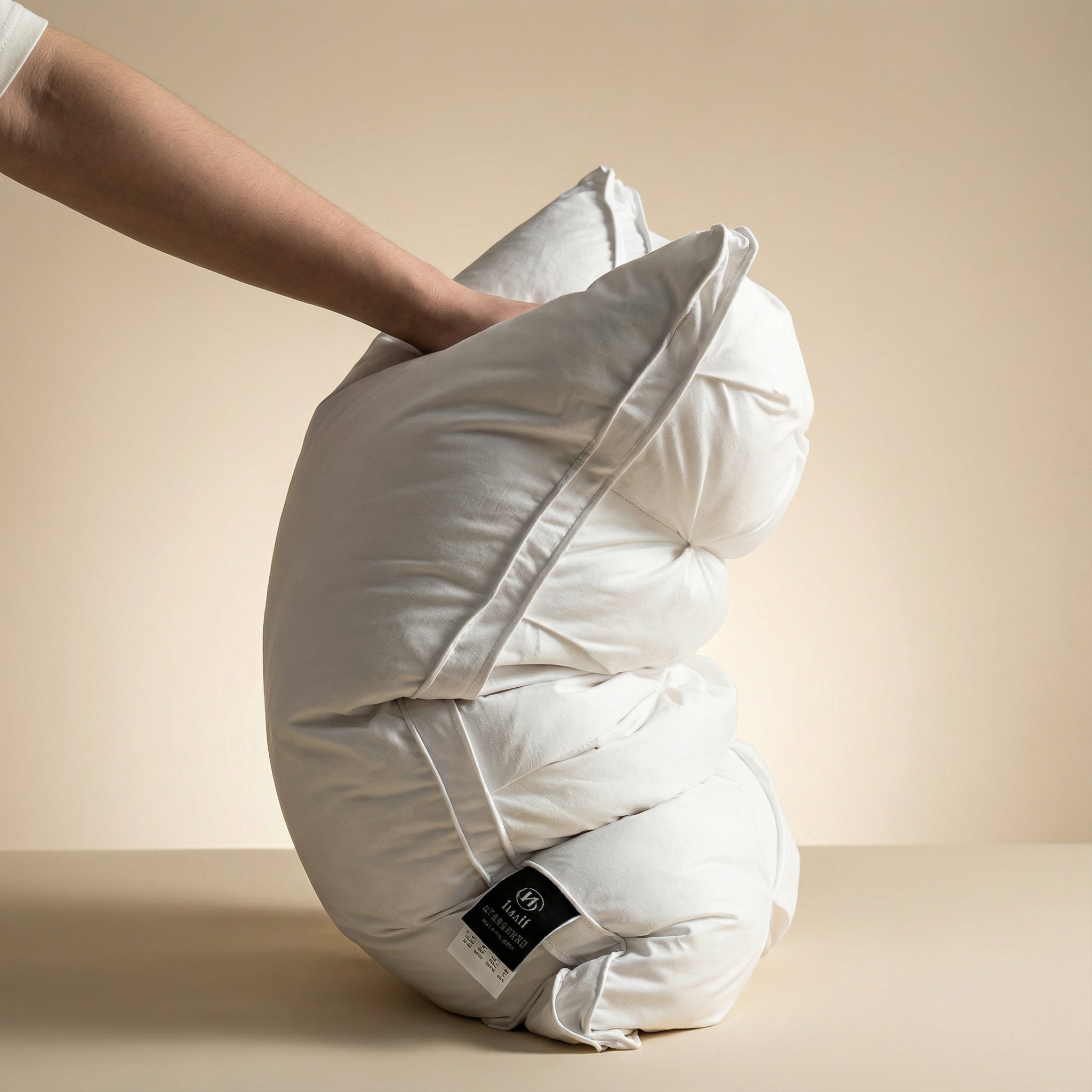 Goose Down Pillow Hotel-Soft Breathable Cotton Machine Washable
