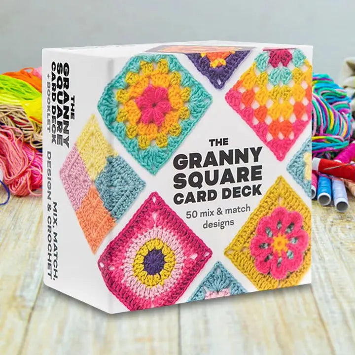 Granny Square Pattern Cards 50 Designs Clear Crochet Charts