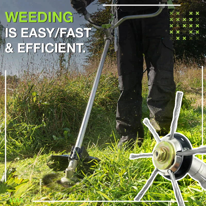 Grass Trimmer Attachment Steel Wire Cutting Disc