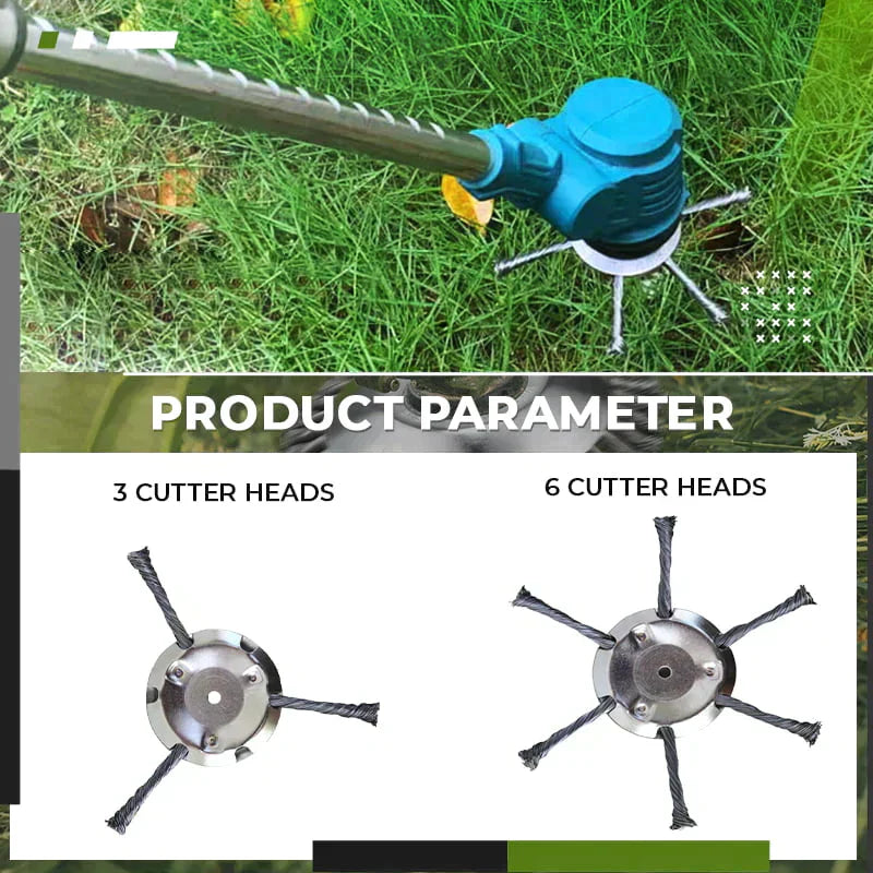 Grass Trimmer Attachment Steel Wire Cutting Disc