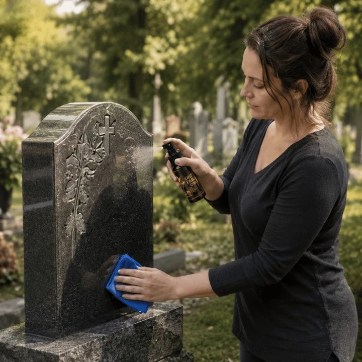 Gravestone Care Spray Gentle Cleaning & Invisible Protective Film