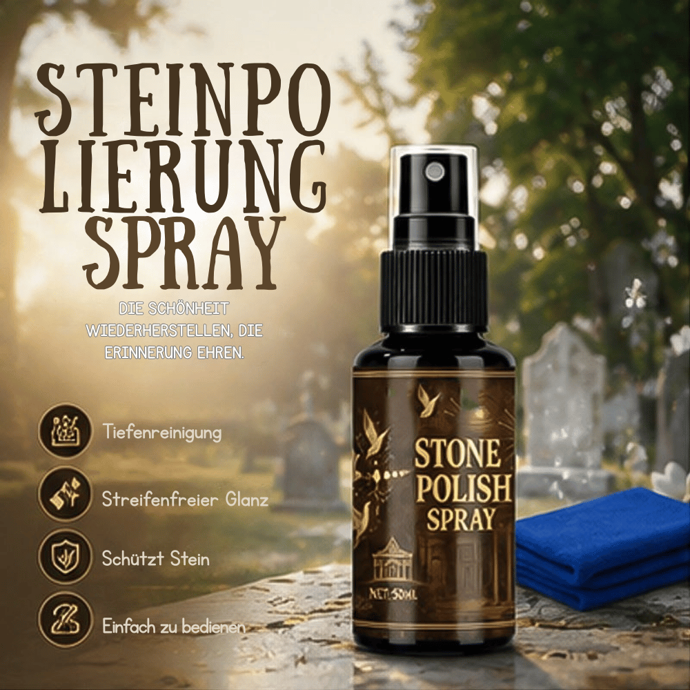 Gravestone Cleaner Spray Gentle Deep Clean & UV Protection