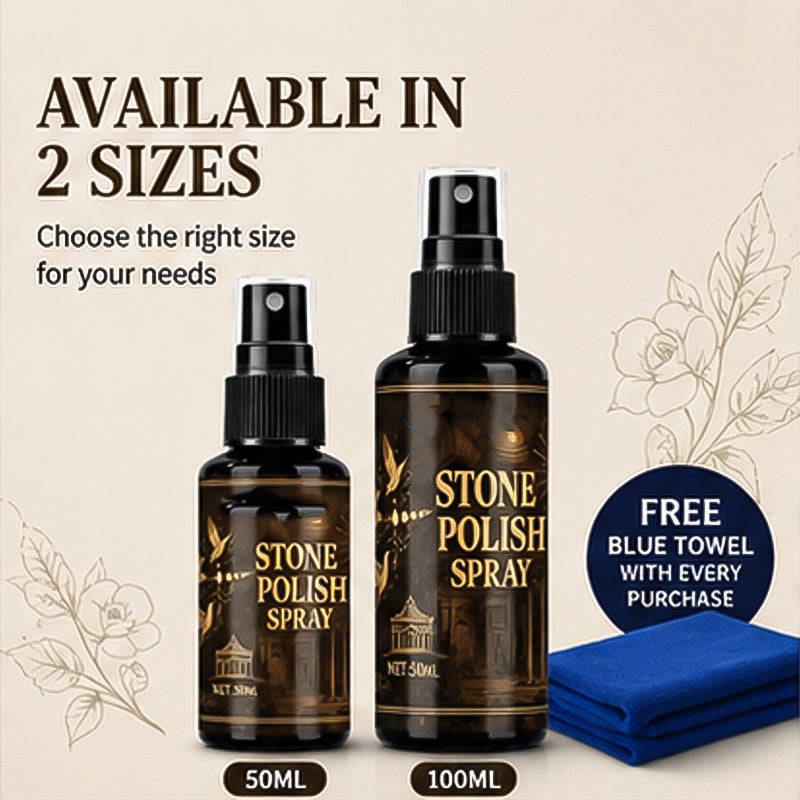 Gravestone Cleaner Spray Gentle Deep Clean & UV Protection