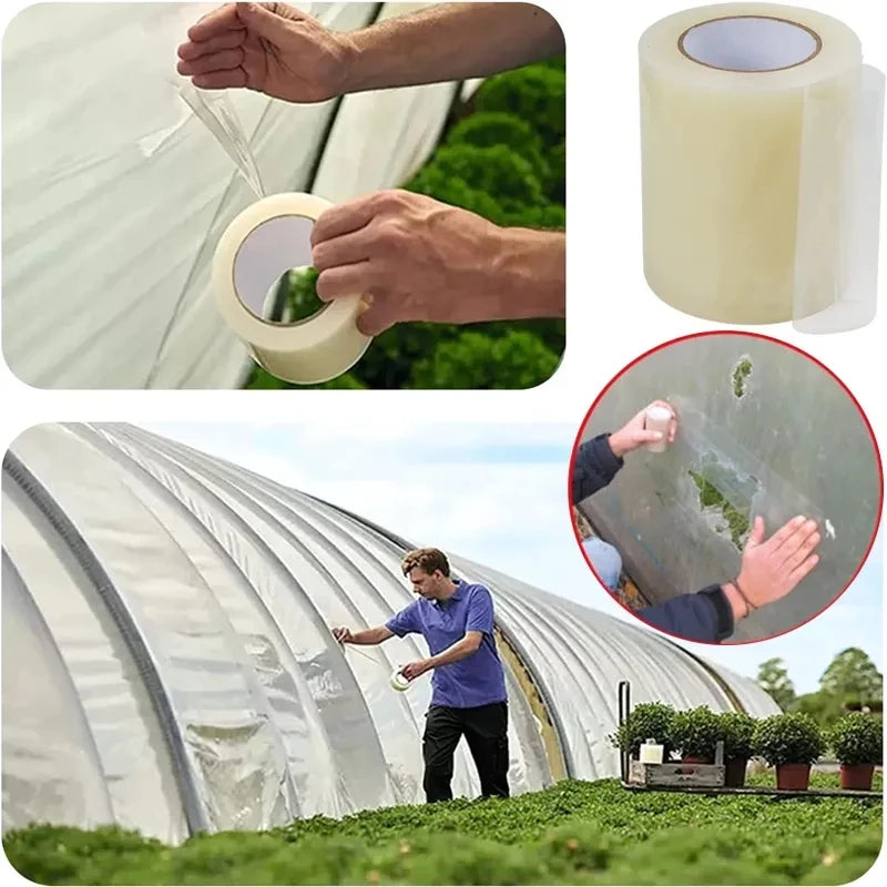 Greenhouse Repair Tape Transparent Self-Adhesive UV-Resistant