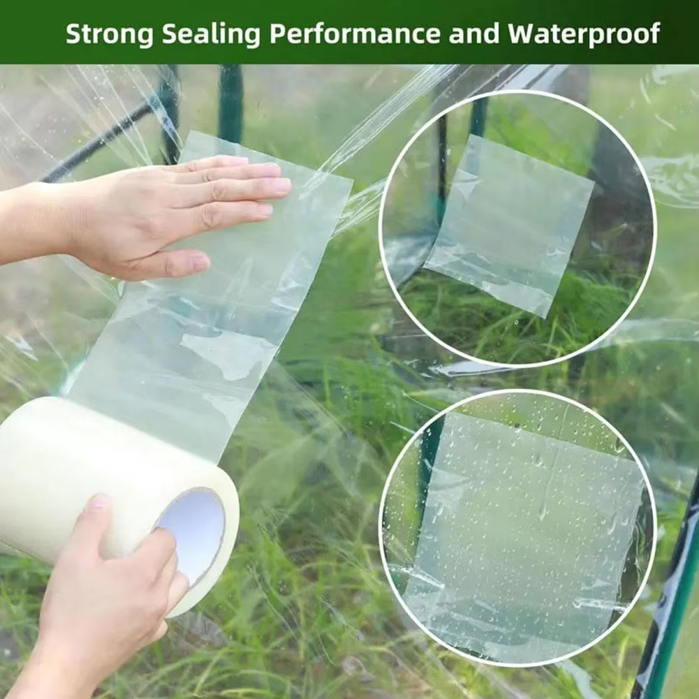 Greenhouse Repair Tape Transparent Self-Adhesive UV-Resistant