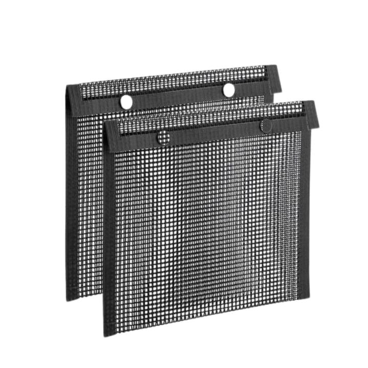 Grill Bags Non-Stick Mesh Dishwasher-Safe Set of 2